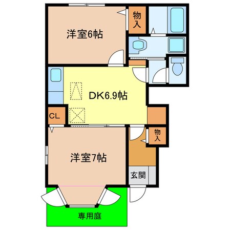 掛川駅 バス15分  馬場下車：停歩13分 1階の物件間取画像